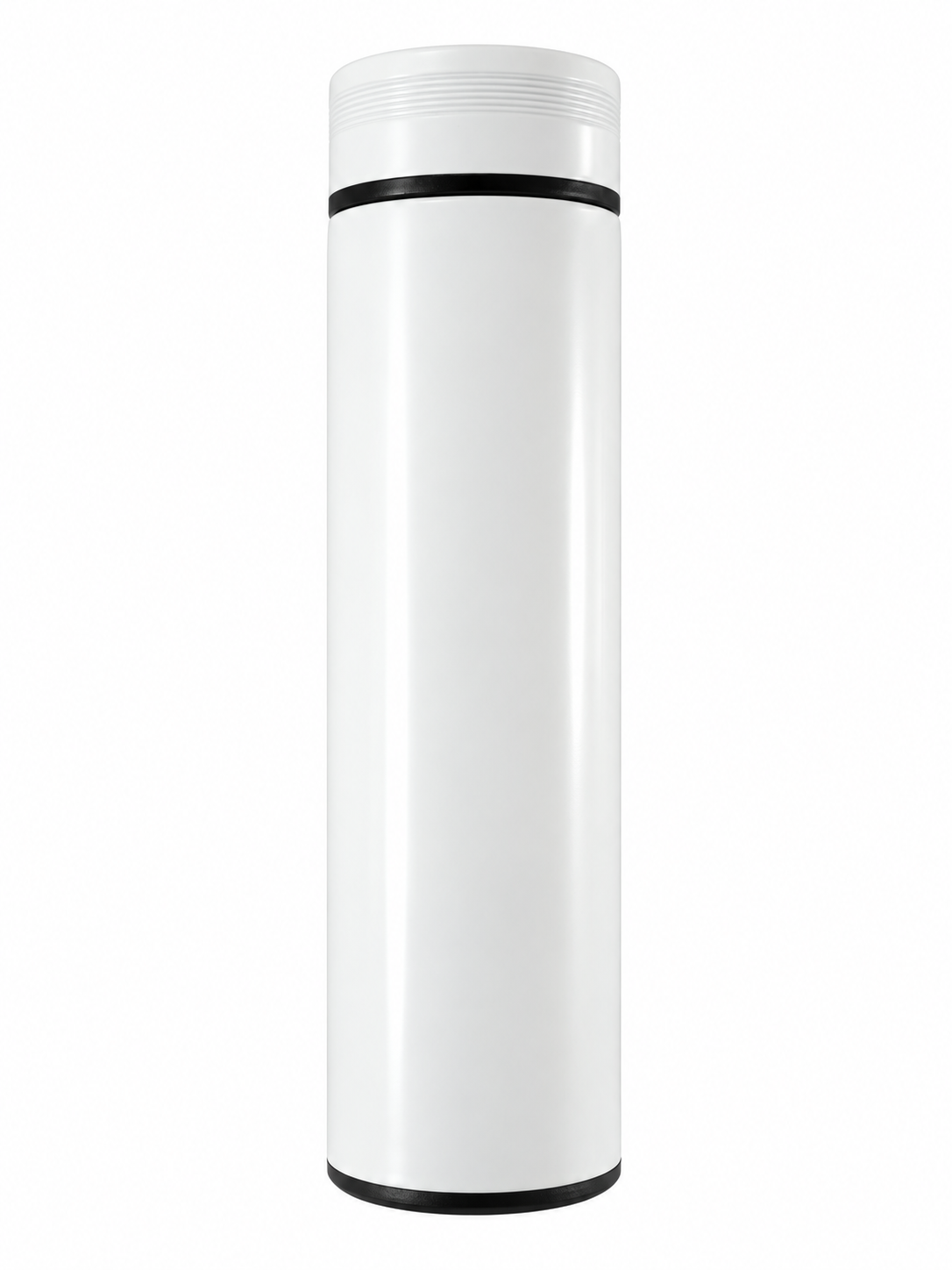 Gourde isotherme 480ml inox avec thermomètre tactile et filtre à thé