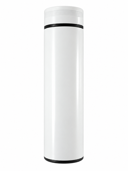 Gourde isotherme 480ml inox avec thermomètre tactile et filtre à thé