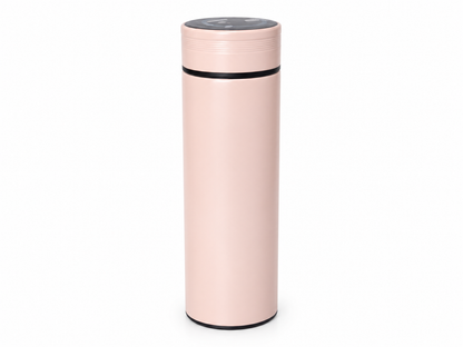 Gourde isotherme 480ml inox avec thermomètre tactile et filtre à thé