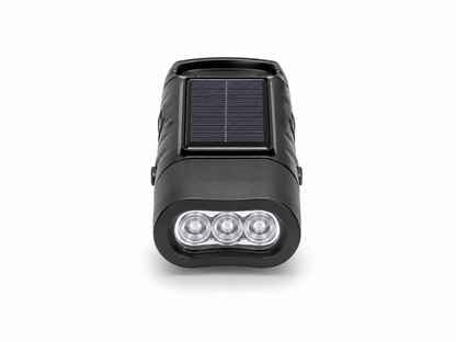 Lampe LED rechargeable solaire dynamo USB-C avec crochet