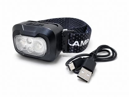 Lampe frontale LED 500 lumens rechargeable légère - 4 coloris