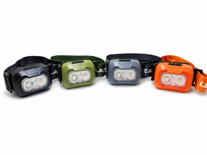 Lampe frontale LED 500 lumens rechargeable légère - 4 coloris