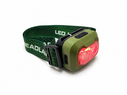 Lampe frontale LED 500 lumens rechargeable légère - 4 coloris