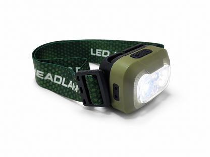 Lampe frontale LED 500 lumens rechargeable légère - 4 coloris