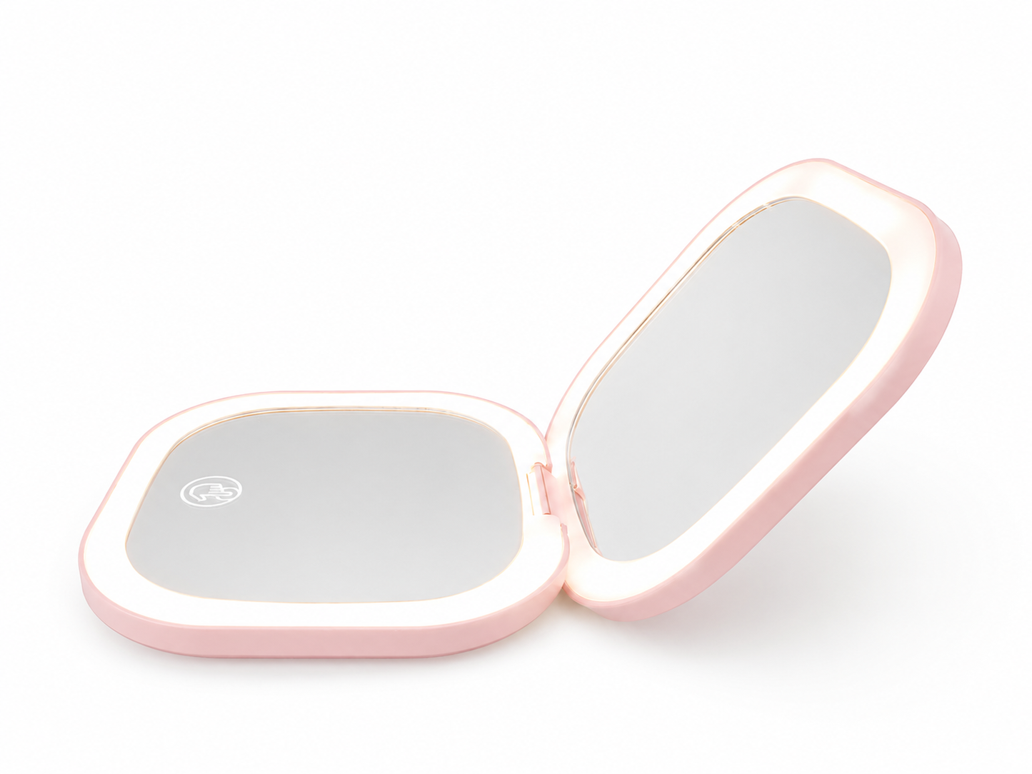 Miroir LED maquillage compact rechargeable – 3 couleurs
