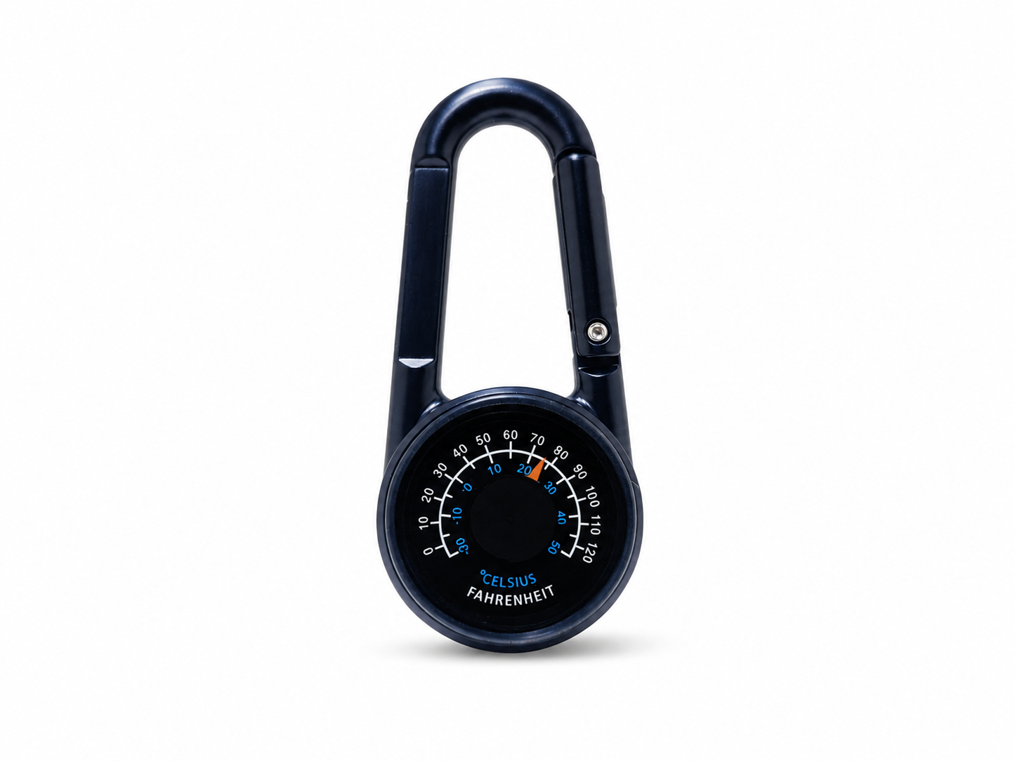 Mousqueton boussole thermomètre 3 en 1 pour randonnée