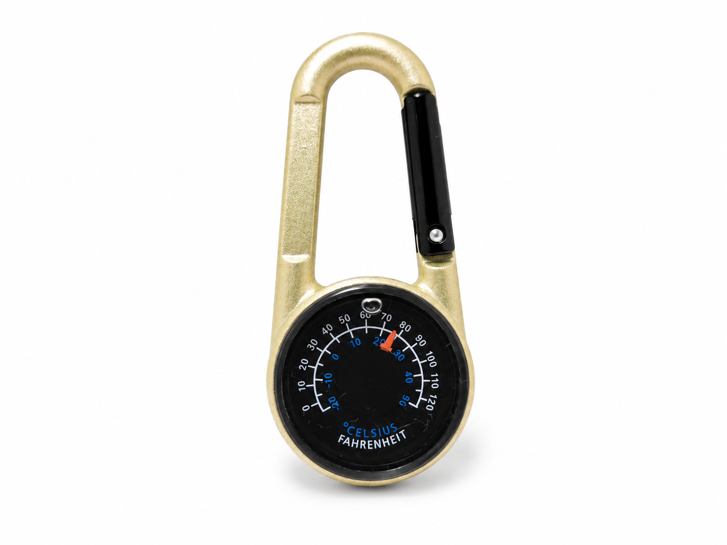 Mousqueton boussole thermomètre 3 en 1 pour randonnée