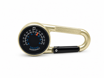 Mousqueton boussole thermomètre 3 en 1 pour randonnée