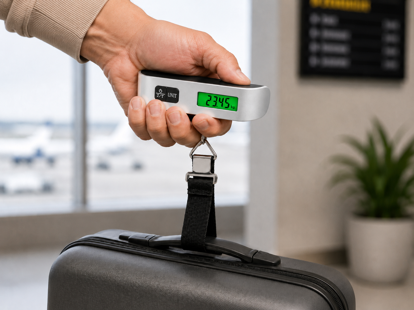 Pèse-bagage électronique 50 kg avec écran digital