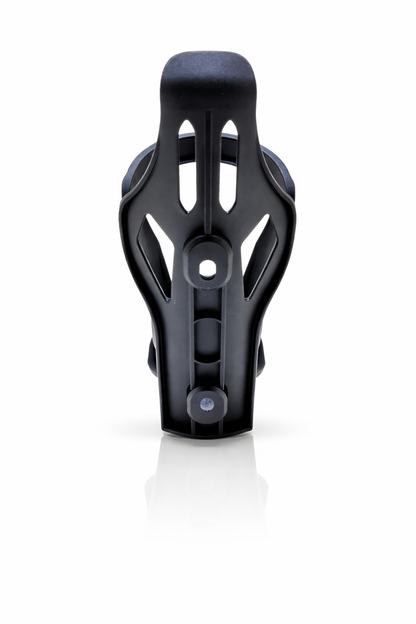 Porte-bidon vélo universel noir en polycarbonate vue de derrière