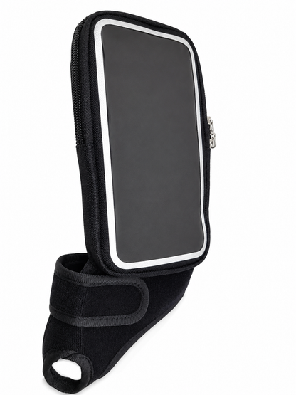 Support smartphone poignet gauche pour running avec fixation autour de la main