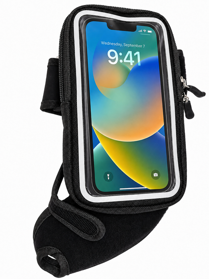 Support téléphone poignet gauche pour running et sport
