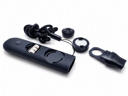 Sifflet de survie multifonction 7 en 1 – boussole, LED, loupe, miroir et thermomètre