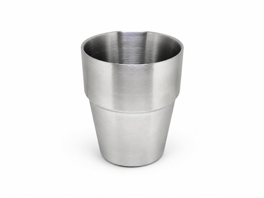 Tasse inox double paroi 300 ml – acier inoxydable 304 brossé
