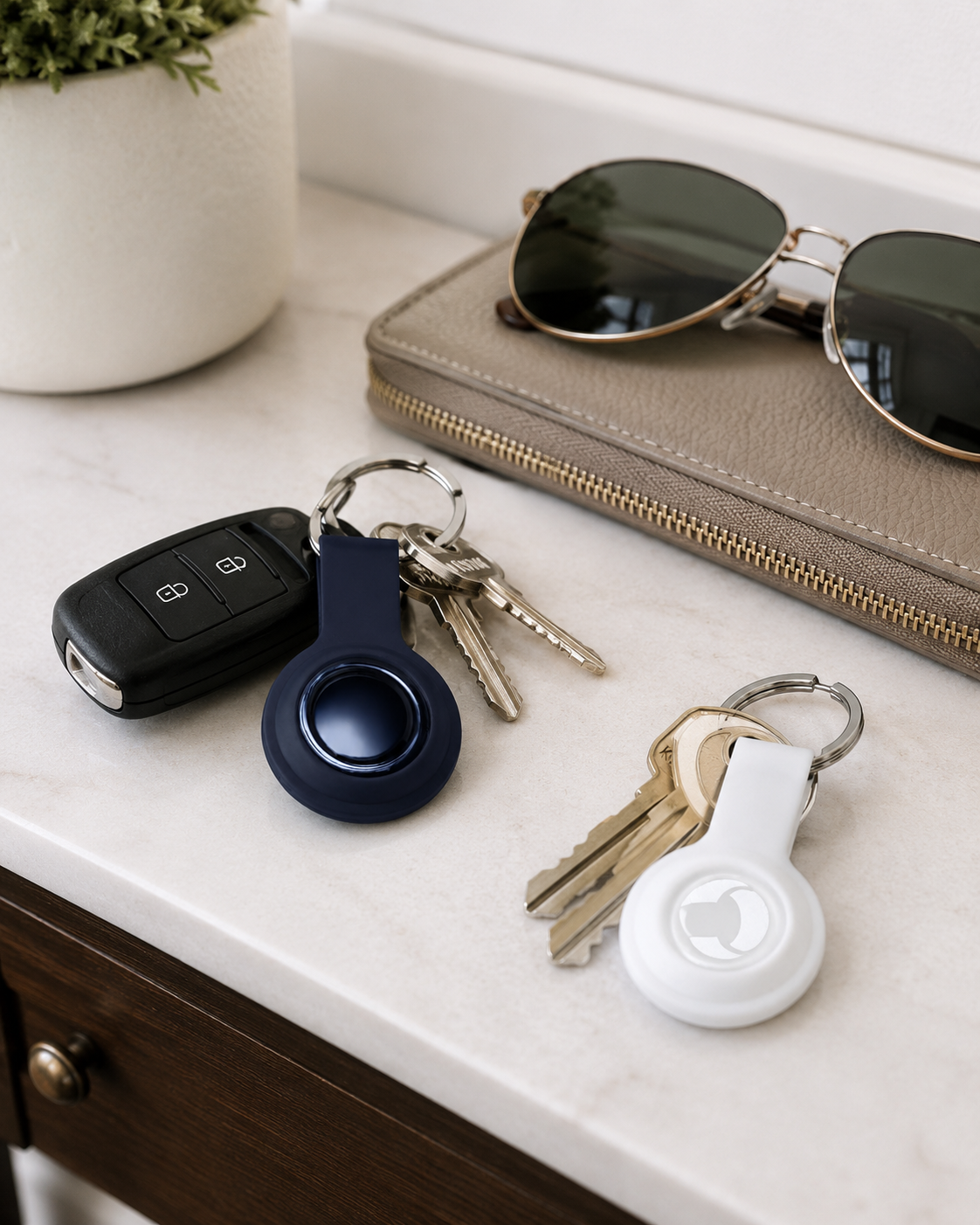Tracker Bluetooth 5.2 iOS Android avec localisation à distance