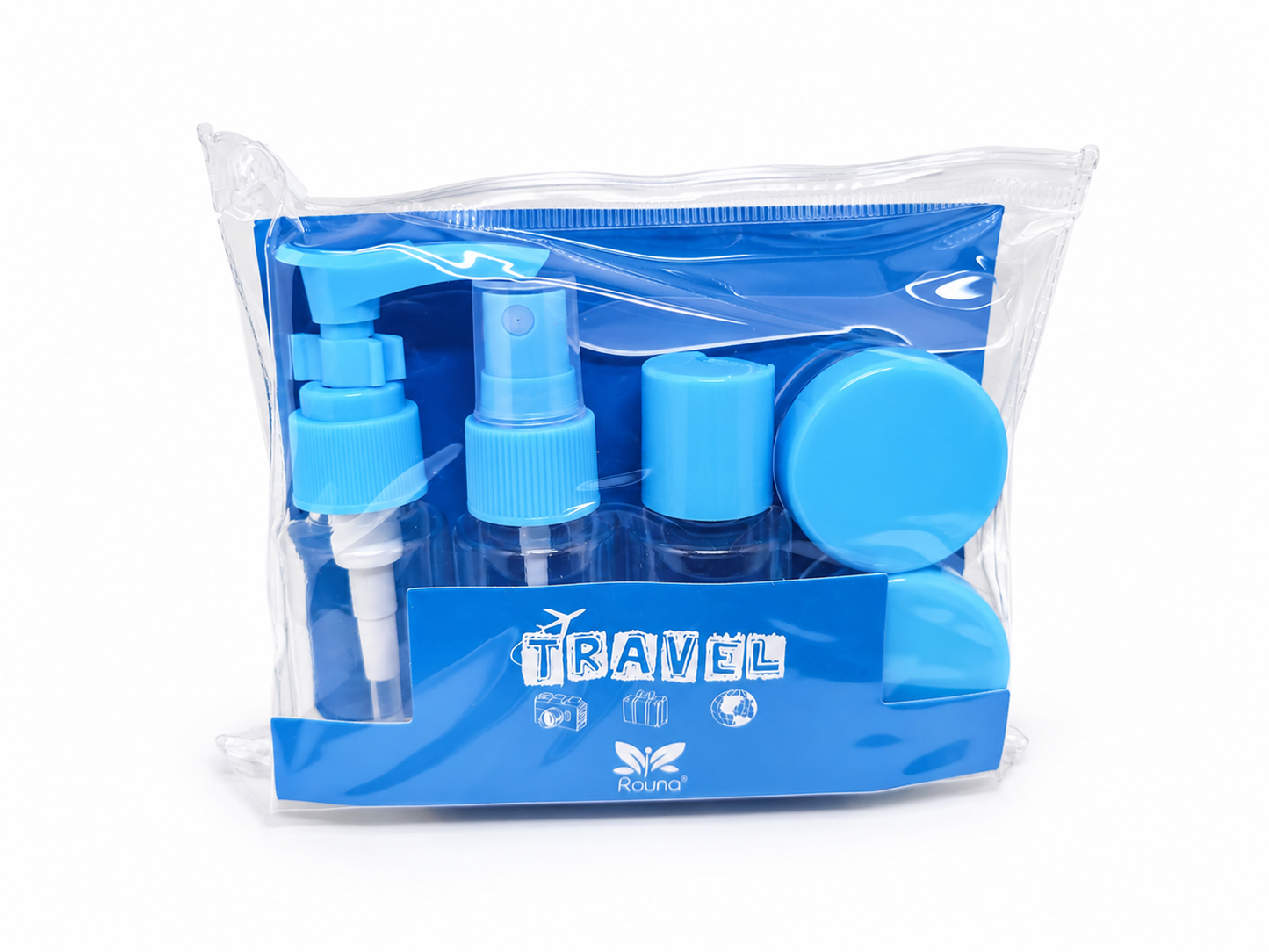 Trousse de Toilette Voyage Cabine – Kit Flacons Avion