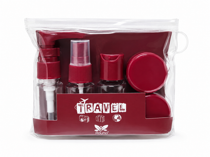 Trousse de Toilette Voyage Cabine – Kit Flacons Avion