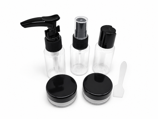Trousse de Toilette Voyage Cabine – Kit Flacons Avion
