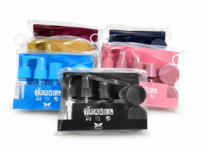 Trousse de Toilette Voyage Cabine – Kit Flacons Avion