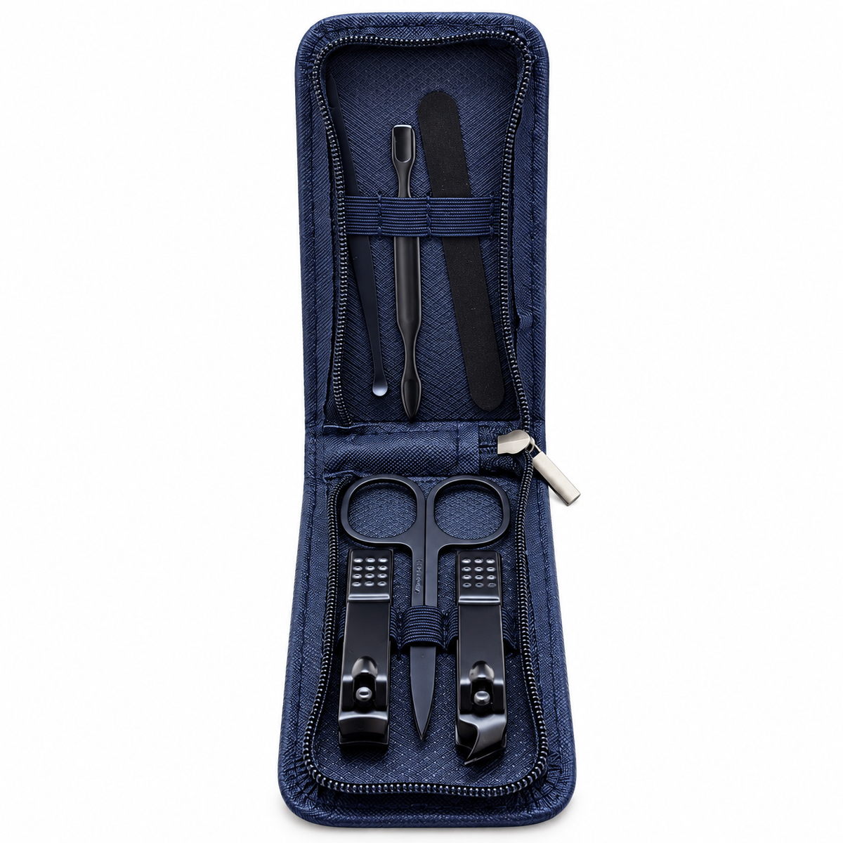 Trousse manucure 6 pièces compacte – Kit soin des ongles avec étui zippé