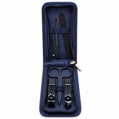 Trousse manucure 6 pièces compacte – Kit soin des ongles avec étui zippé
